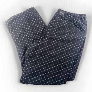 Calvin Klein Men’s Pajama Lounge Pants XL Black CK Logo Print Elastic Waist